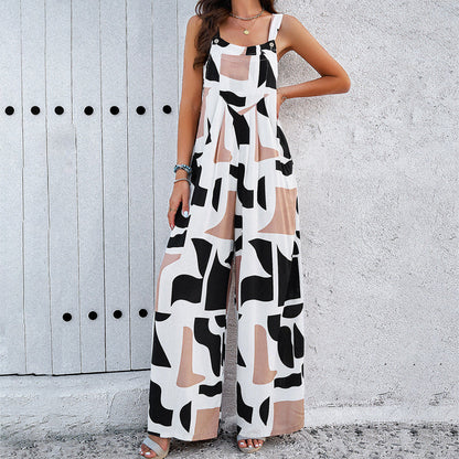 Deborah - Bequeme bedruckte Gartenhose