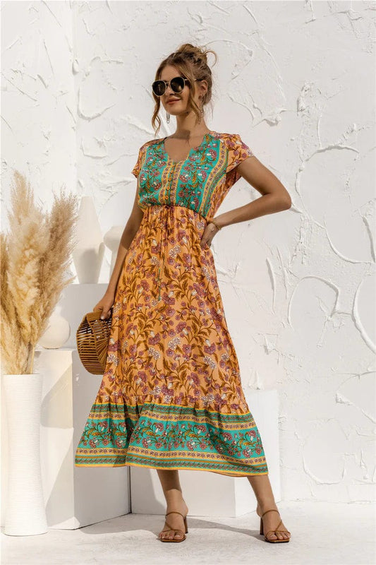 Elegantes tailliertes Kleid