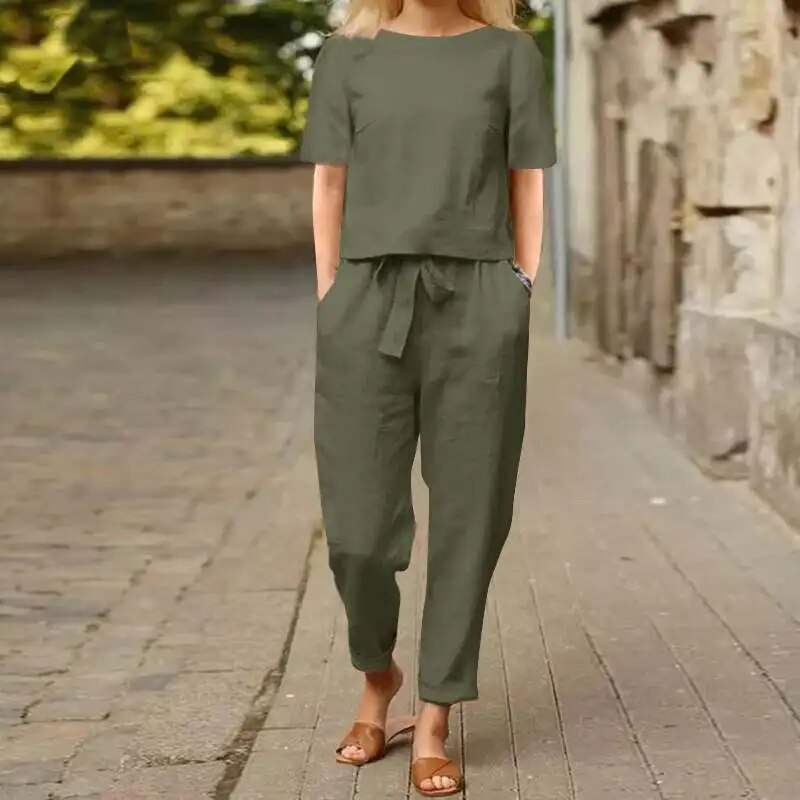 Jumpsuit - Lässiger Chic - Polyester-Baumwoll-Gemisch - Perfekt für jede Gelegenheit