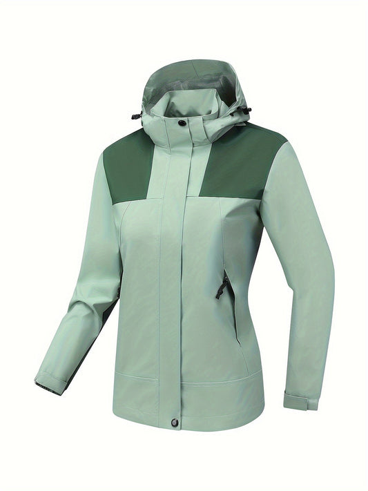 Nina | Wasserfeste Outdoor-Sportjacke mit Kapuze für Damen