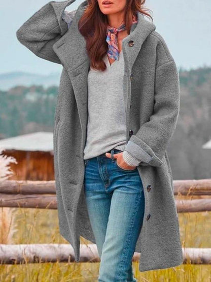 Veronica - stilvolle lange Tweedjacke