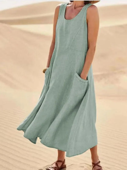Ärmelloses Kleid für Damen
