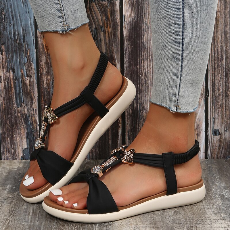 Eliana - Flache Sandalen im Bohème-Stil