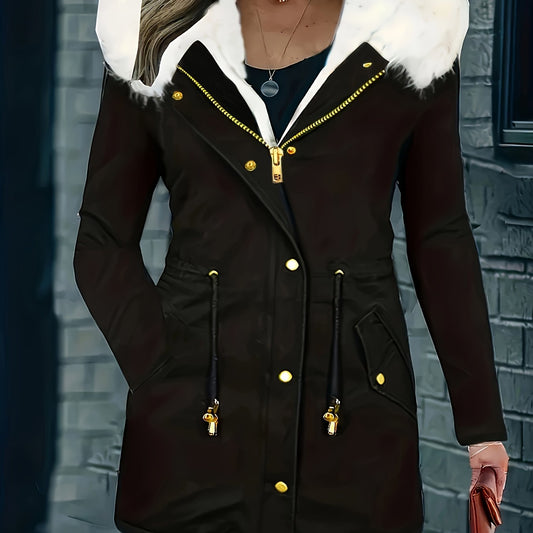 Lotte | Freizeitjacke mit Kapuze und Kunstfell