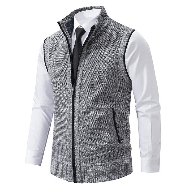 Aiden™ | Ärmellose gestrickte Fleeceweste