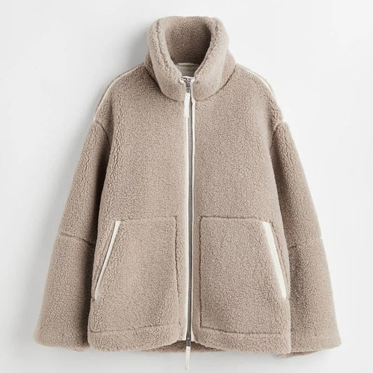 Eleganter warmer Wintermantel in Übergröße für Frauen