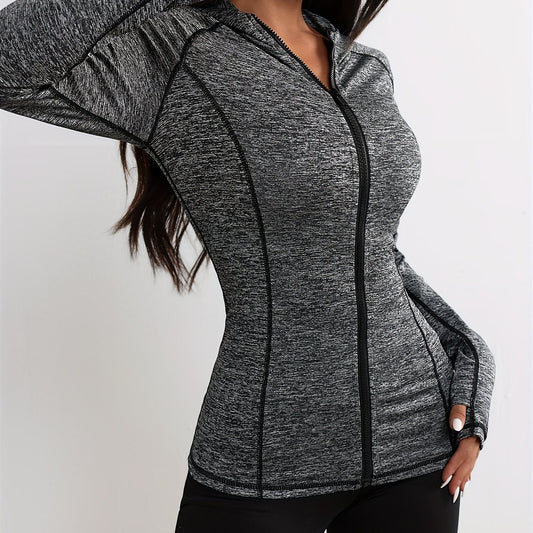 Emma | Sportjacke mit Kapuze und Streifendetail