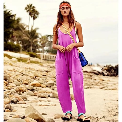 Marguerite - Overall mit weitem Bein