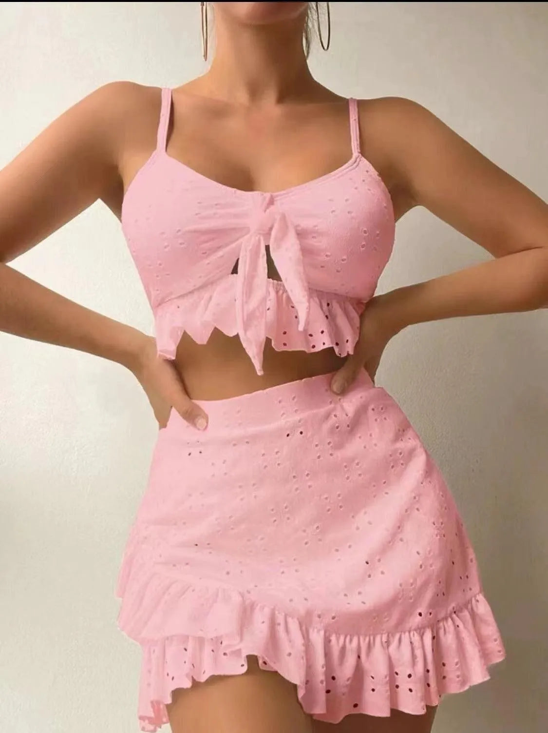 Damen Badeset - Regine Collection - Rüschen, Polyester, Komfortabel - Perfekt für Frühling und Sommer