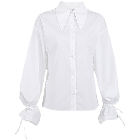 Karen - Modische weiße lässige Bluse