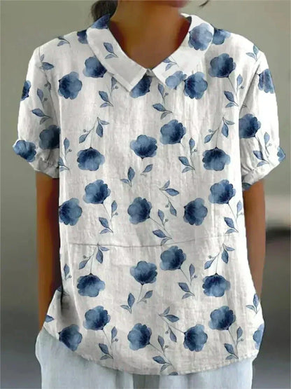 CM | Damen Bluse mit Blumendruck