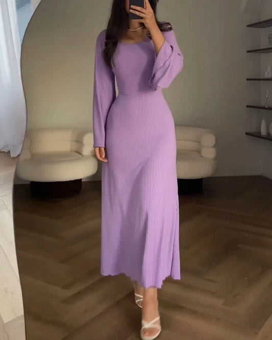 Maine - Elegantes langärmeliges Kleid