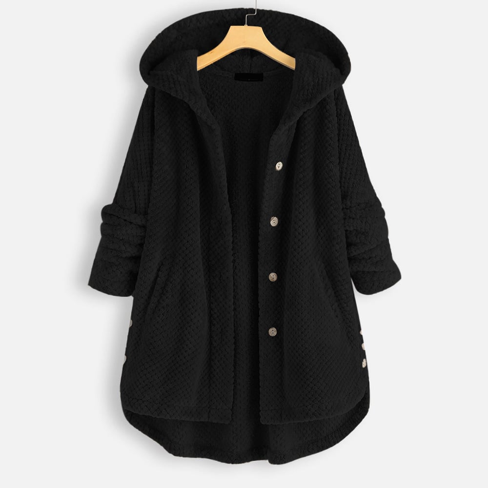 Natalee - warme Teddyjacke mit Kapuze