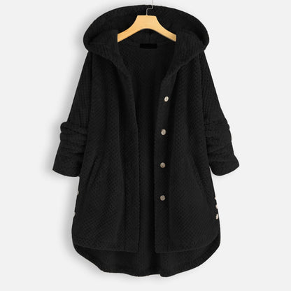 Natalee - warme Teddyjacke mit Kapuze