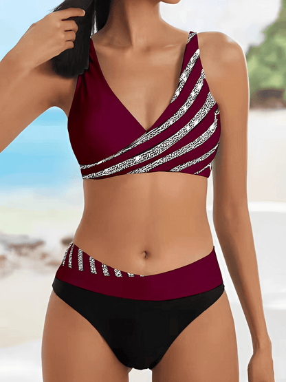 Ami - Gestreifter Luxus-Sommer-Bikini