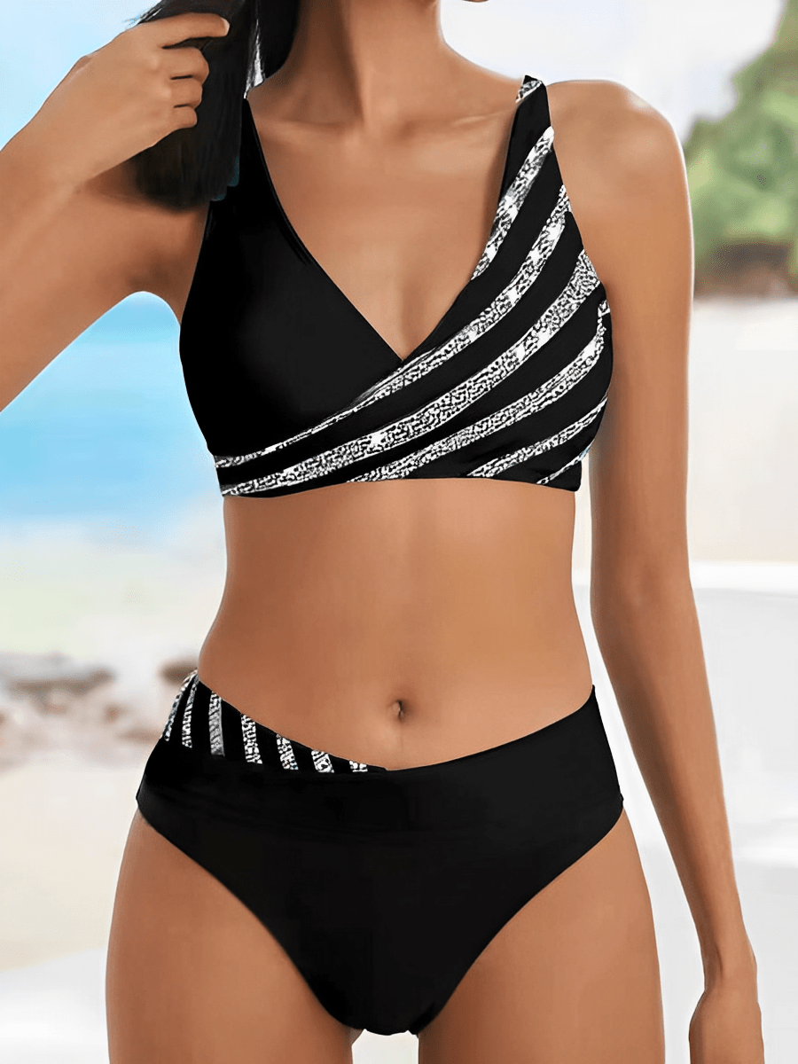 Ami - Gestreifter Luxus-Sommer-Bikini