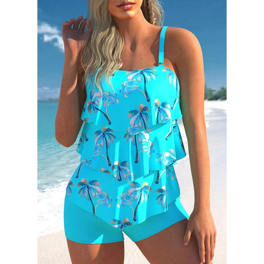 Ami - Stilvoller blauer Tankini