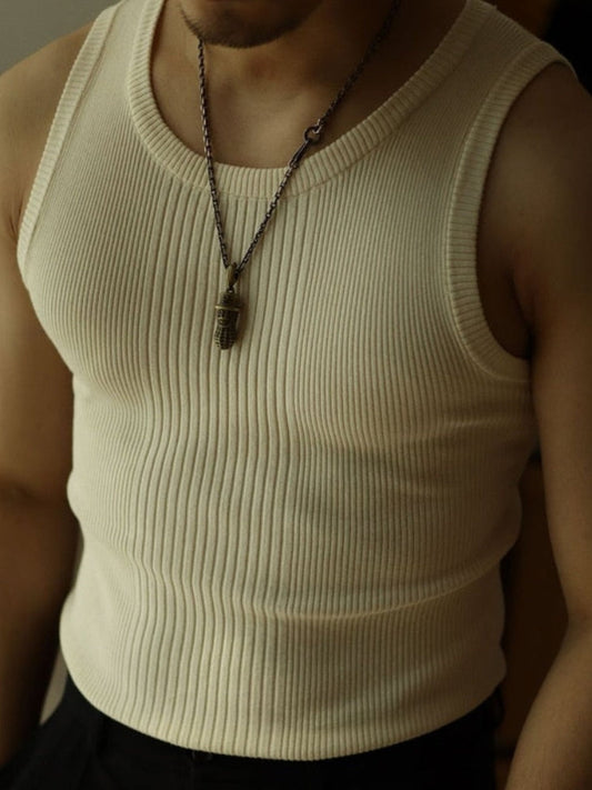 Old Money | Gestricktes Tank-Top