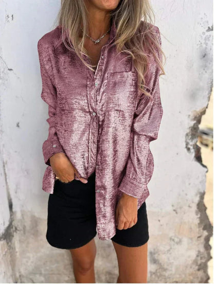 Zoena - Elegantes Hemd aus Wildleder