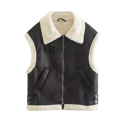 Liana Leder-Bodywarmer | Stilvoll & bequem