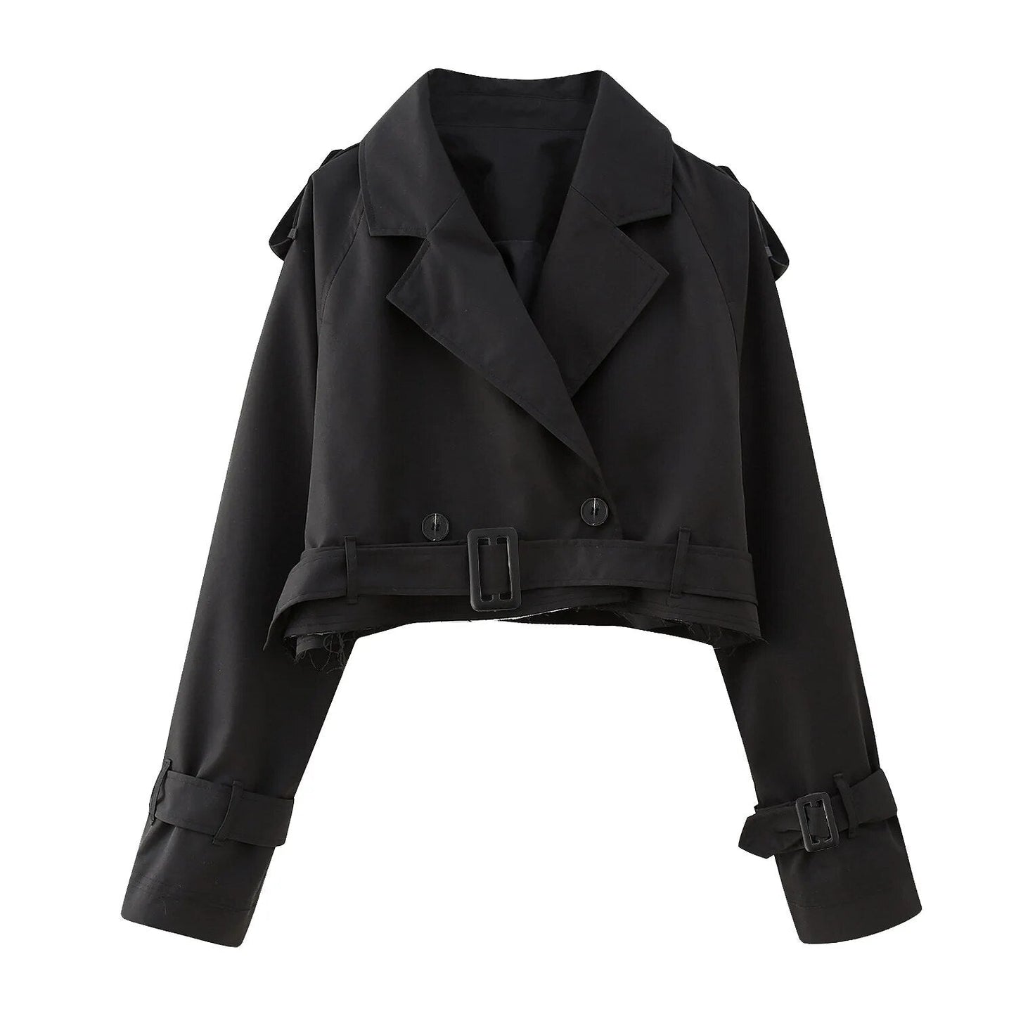 Carina Gekürzter Trenchcoat | Stilvoll & Vintage