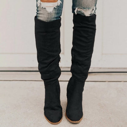 Hohe Stiefel aus Wildleder - Osanne
