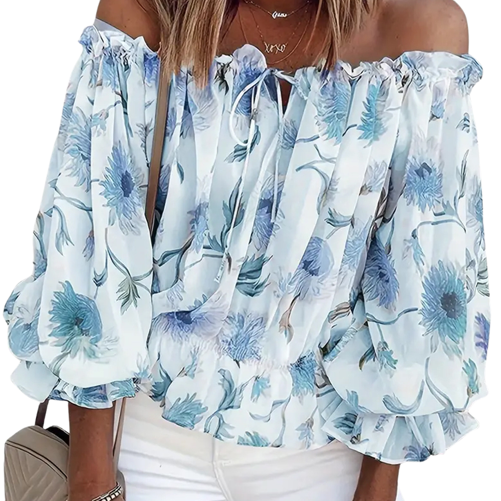 Stylische Blumenbluse für Frauen