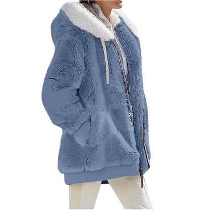 Sarah Cashmere Fleece-Strickjacke | Sleek & Fashionable