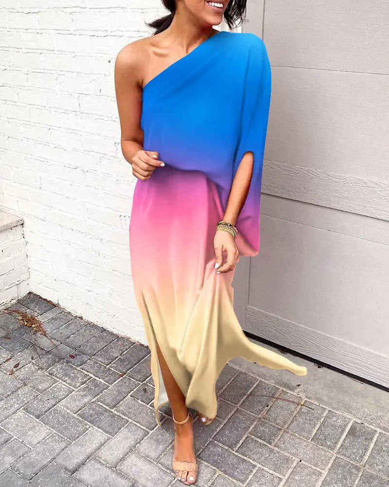 Arlin -Sexy Kleid mit hängenden Schultern