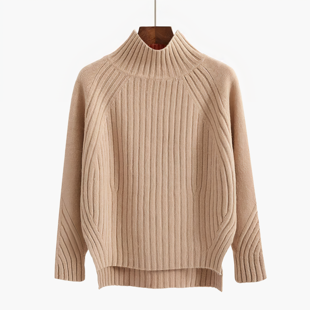 Damen-Strickpullover mit Rundhalsausschnitt