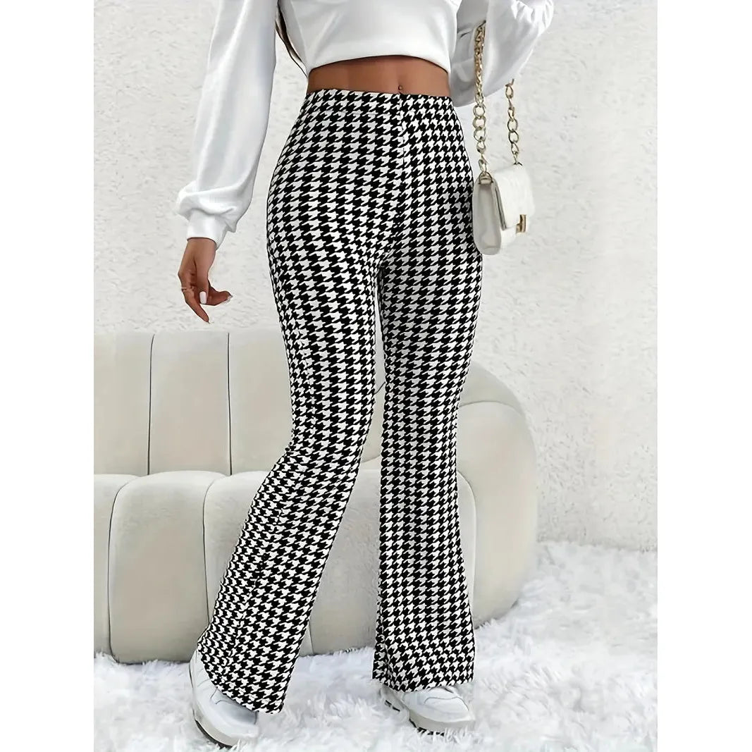 Laila - Bedruckte ausgestellte Hose