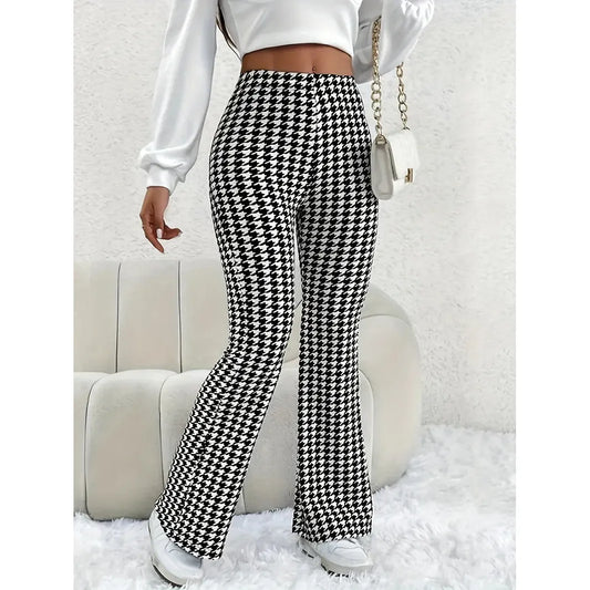 Laila - Bedruckte ausgestellte Hose