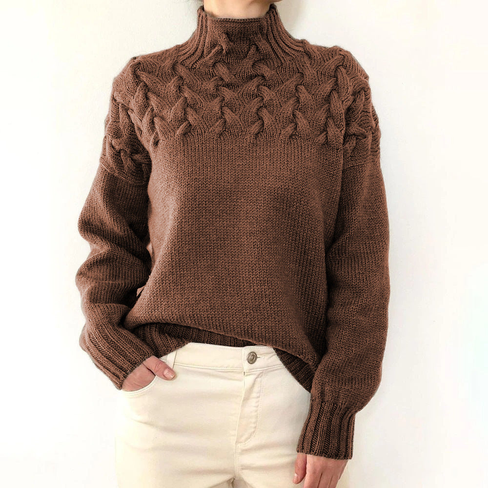 Damen-Rollkragenpullover, Strick-Rollkragenpullover | Stylisch - Bequem - Perfekt für kalte Tage
