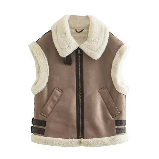 Liana Leder-Bodywarmer | Stilvoll & bequem