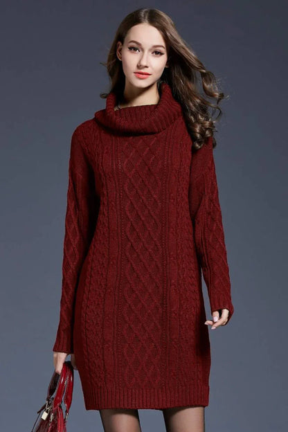 Els - Strickpulloverkleid für Herbst & Winter