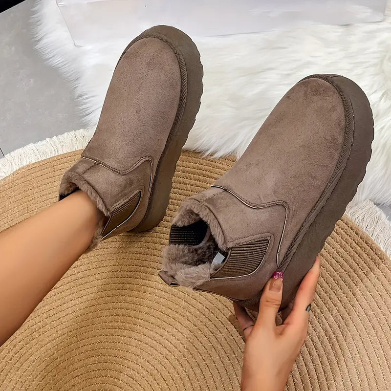 Lässige Schlupfstiefel | Beige - Einfach und bequem - Ideal für jeden Tag