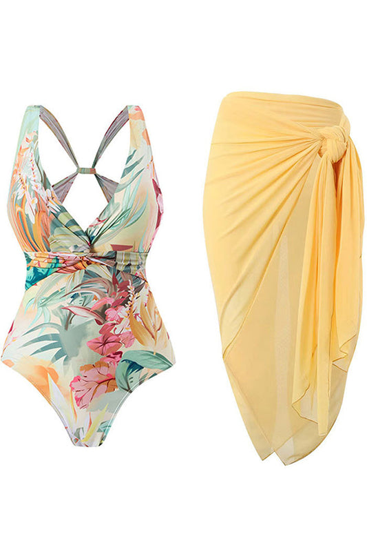 Glamouröses und frisches Bikini-Set
