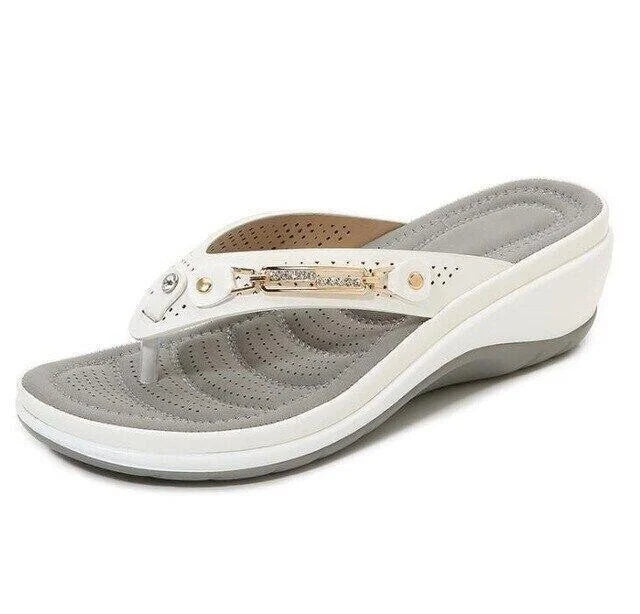 Hatty - Weich gepolsterte Flip-Flop-Sandalen