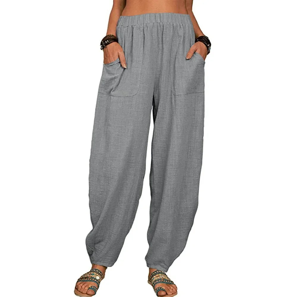 Clémence - Hose aus Leinen Airy