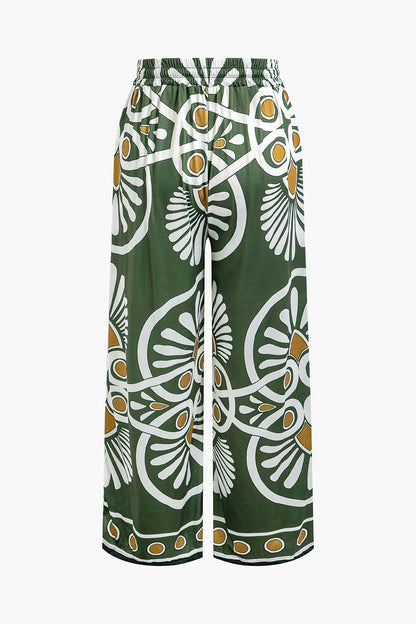 Lucille - Bedruckte weite Hose