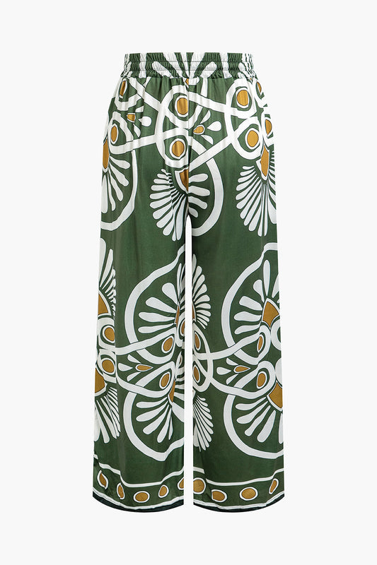 Lucille - Bedruckte weite Hose