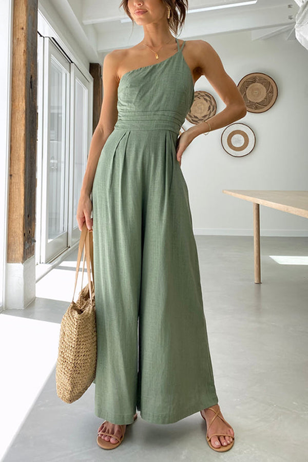 Camille - Eleganter Overall mit einer Schulter