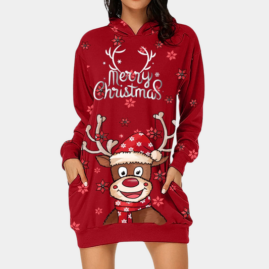 NADALIA - Stylisches Weihnachtskleid für Frauen
