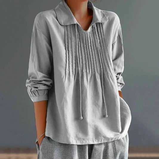 Leny - Plissee-Bluse für Frauen