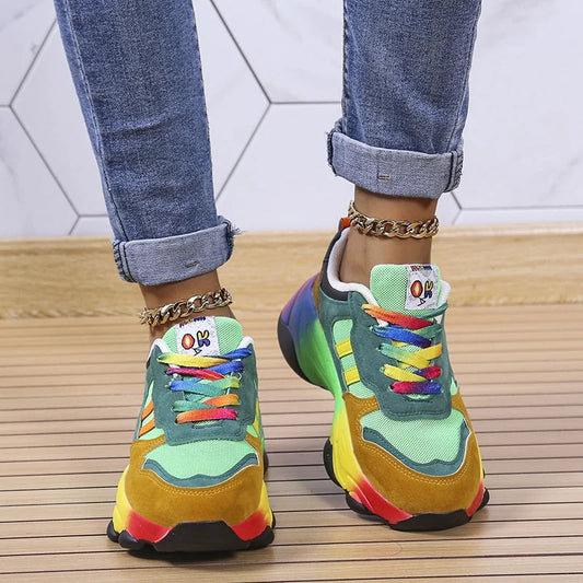 Annemijn | Bequeme Sneakers für Damen in farbenfrohem Design