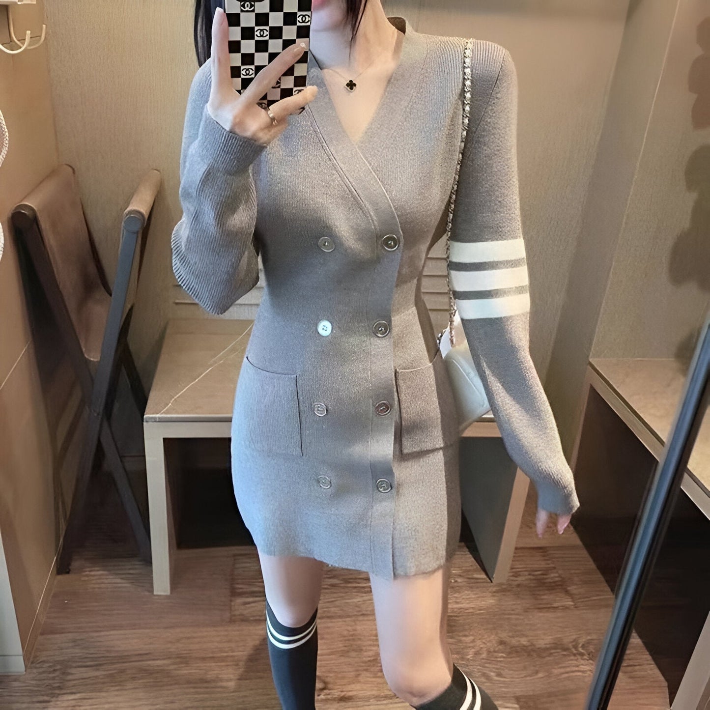 Svanhild | Sexy und feminin gehäkeltes Minikleid