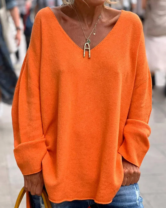 Lockeres Tank-Top mit V-Ausschnitt