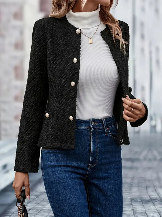 Schlichte einreihige Jacke