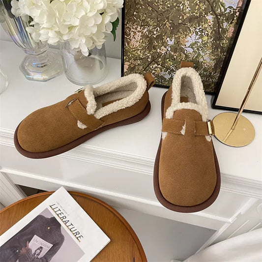 Mikaela Leder Hausschuhe | Warm & Trendy