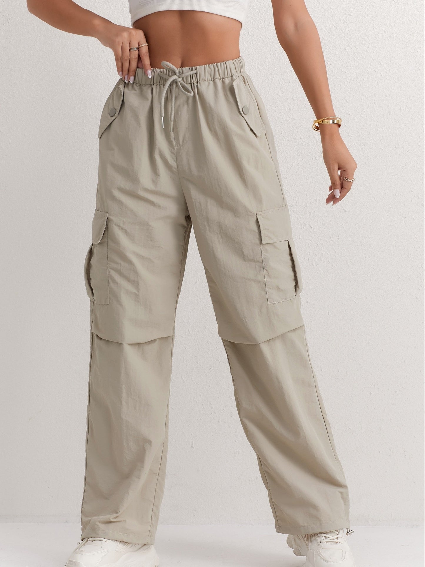 Solène - Stylische und bequeme rosa Cargohose für Frauen